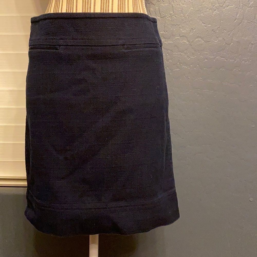 Talbots mini pencil tween blue skirt‎